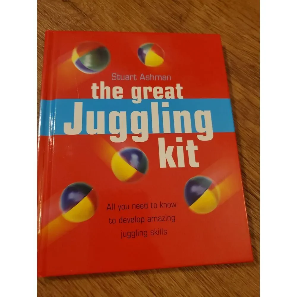 The Great Juggling Kit Hardcover Book Guide Stuart Ashman GUC‎